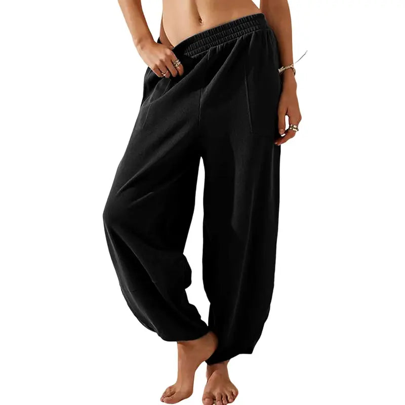 Bloomstead™ Women’s Wide Leg Palazzo Lounge Pants with Pockets