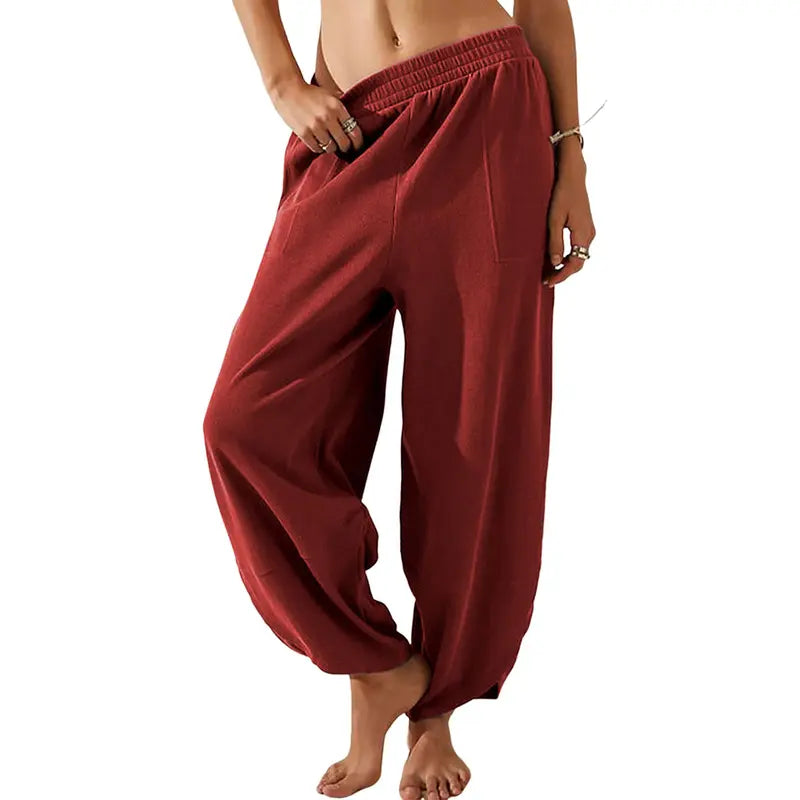 Bloomstead™ Women’s Wide Leg Palazzo Lounge Pants with Pockets