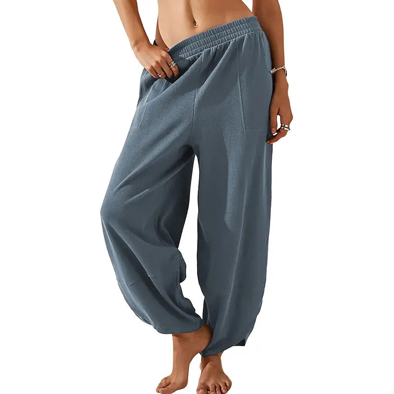 Bloomstead™ Women’s Wide Leg Palazzo Lounge Pants with Pockets